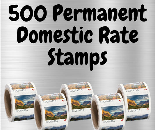 500 Permanent™ Domestic Rate Stamps